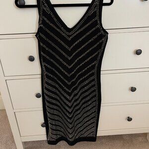 Carmen Beaded Bodycon Dress Size Medium